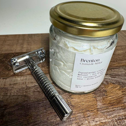 Máquina Brenton + Crema de Afeitado Premium 200ml