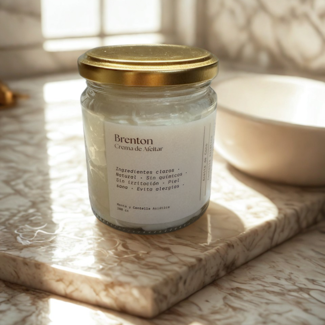 Máquina Brenton + Crema de Afeitado Natural 200ml