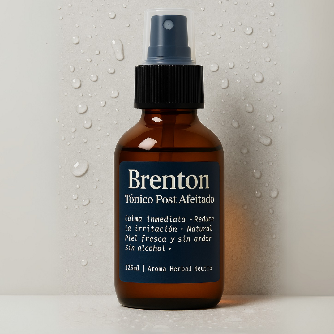 Combo Brenton Barba Completa – Crema de Afeitar, Tónico y Sérum para Barba