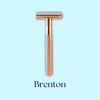 Afeitadora Clásica Brenton + 5 Hojas Gillette