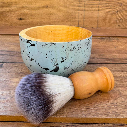 Brocha + Cuenco para crema de afeitar