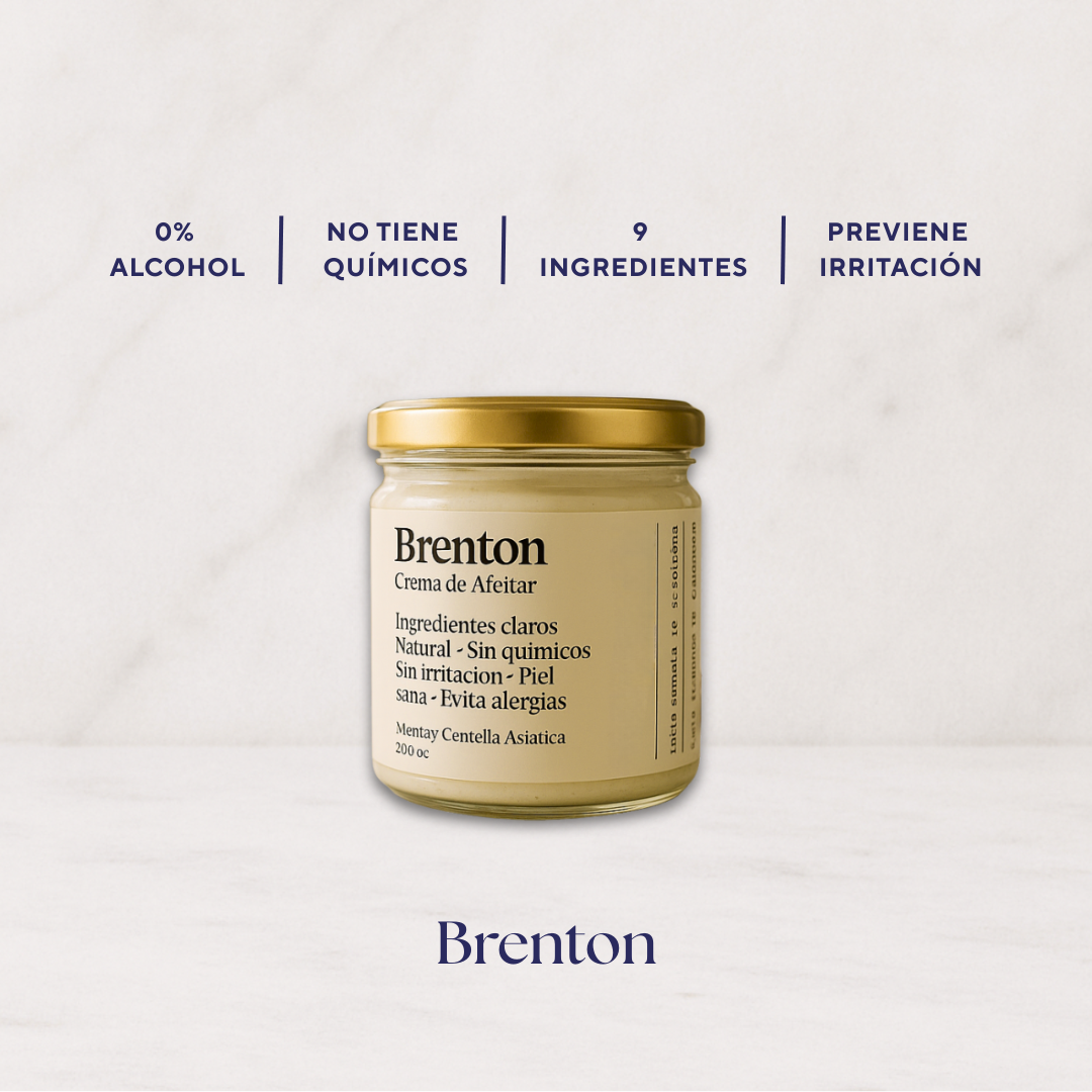 Máquina Brenton + Crema de Afeitado Premium 200ml
